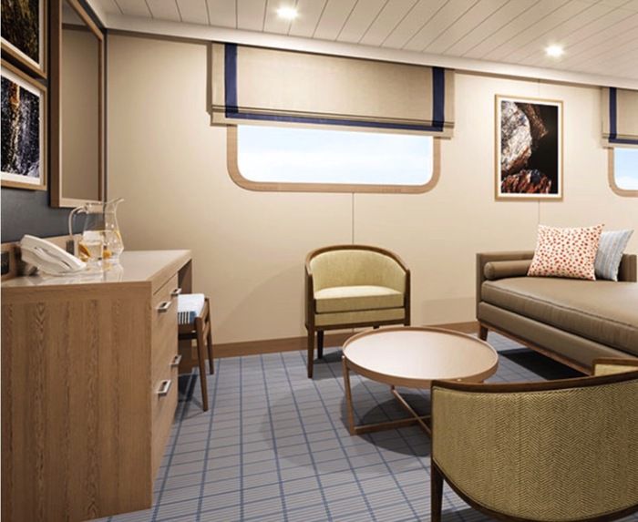 Accommodation on Tauck Santa Cruz II